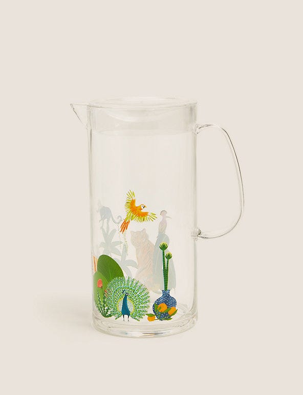 M&S Tropical Jungle Picnic Jug
