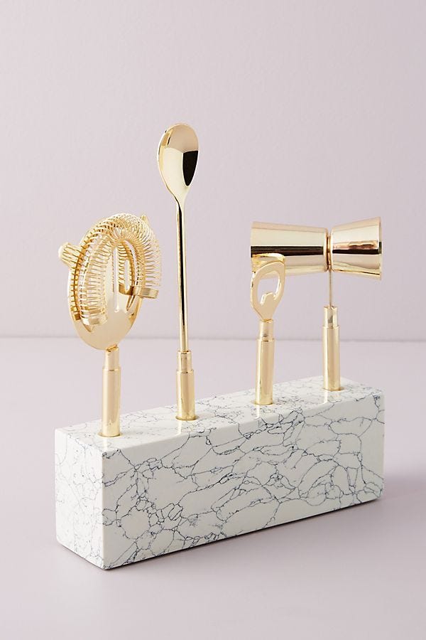 Anthropologie Set of 4 Tilly Bar Tools