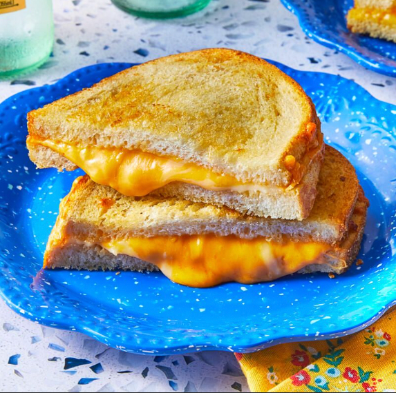 air fryer grilled cheese hot sandwich melt