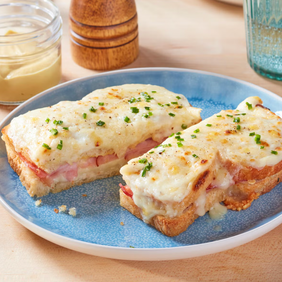 croque monsieur hot sandwich melt