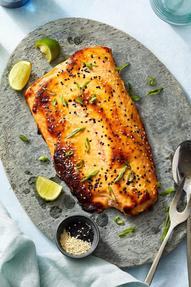 easy sunday dinner ideas sesame crusted miso salmon