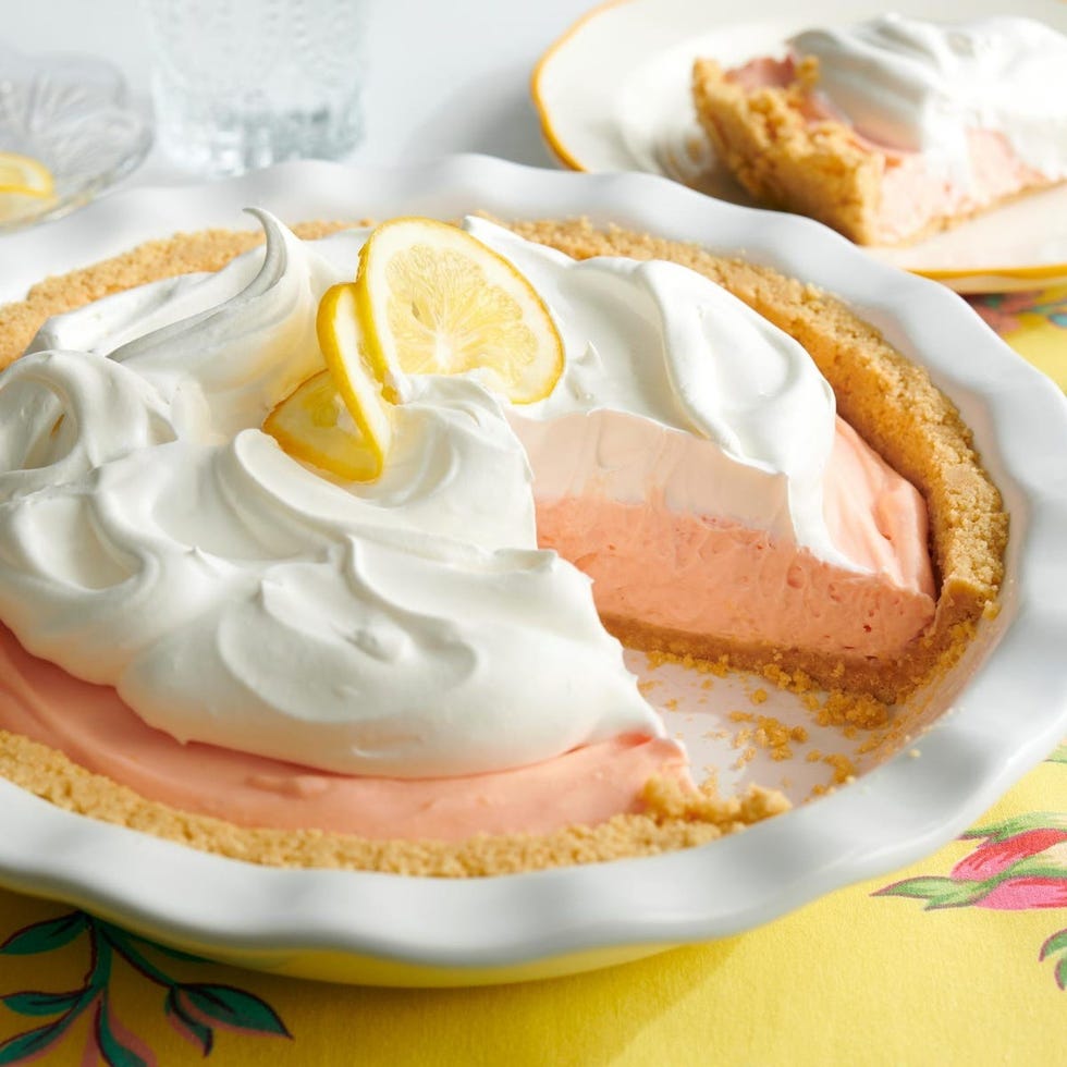 pink lemonade pie memorial day dessert