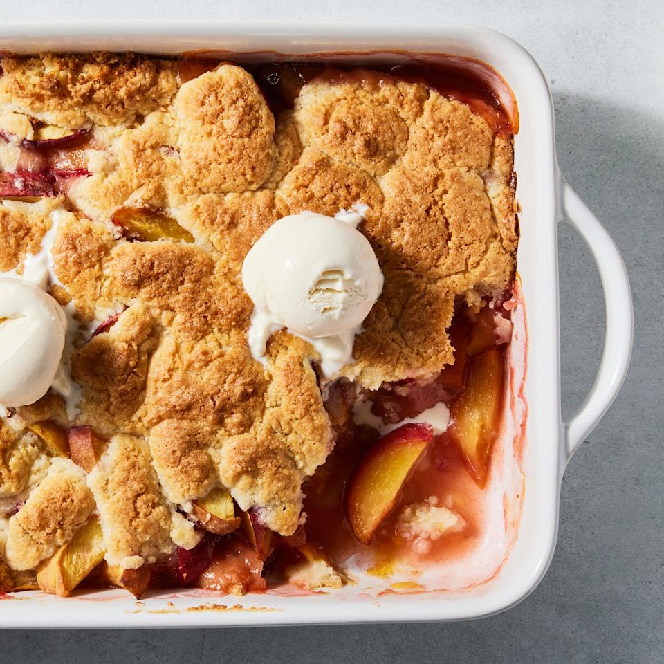 peach cobbler