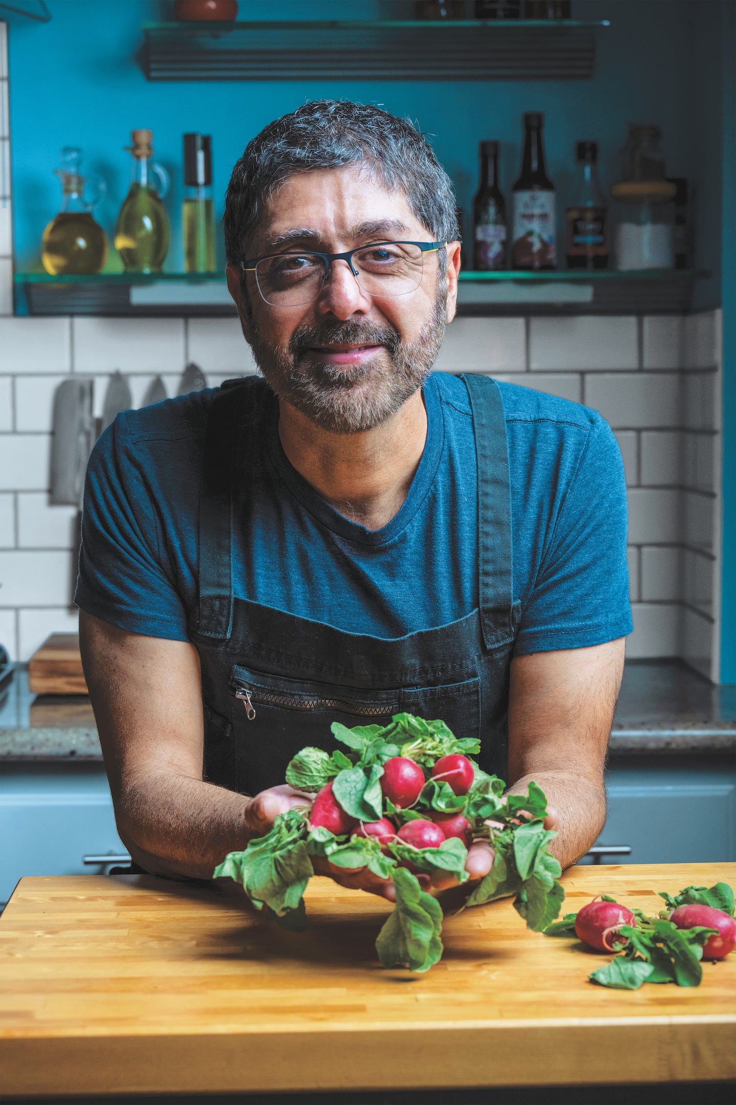 Omid Roustaei, author of "Bitter & Sweet: Global Flavors from an Iranian-American Kitchen."