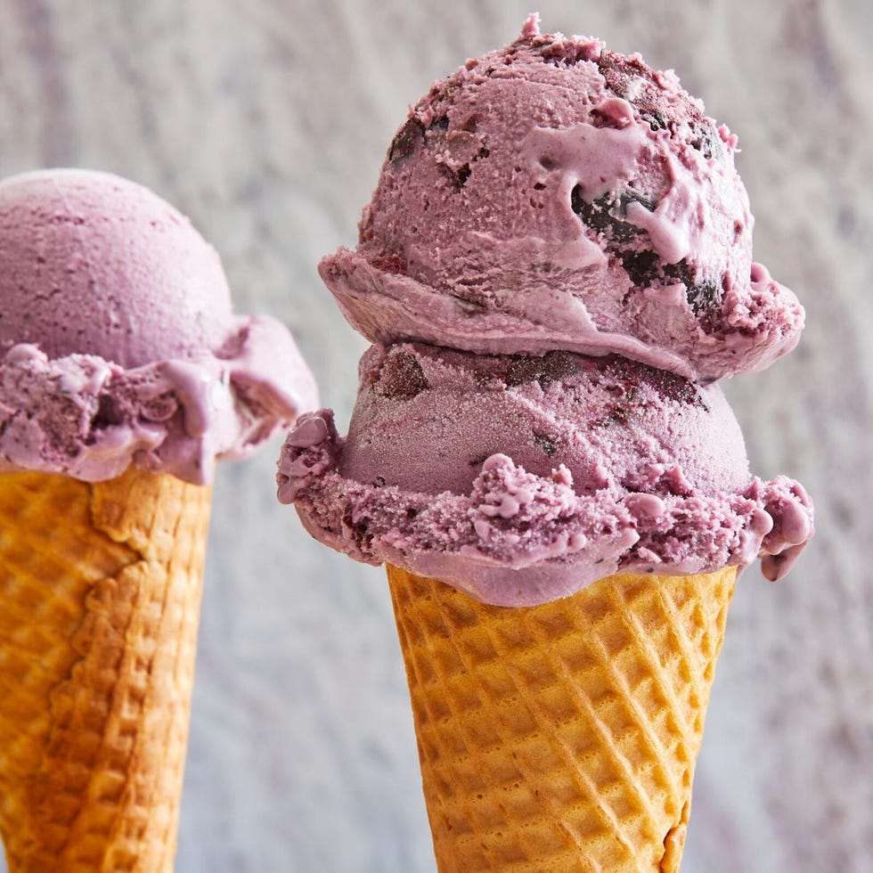 berry desserts blueberry ice cream