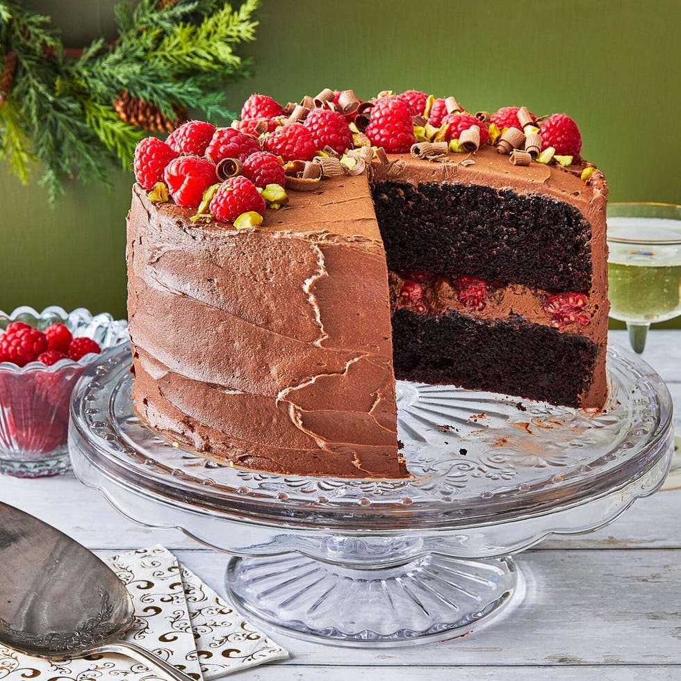 berry desserts raspberry layer cake