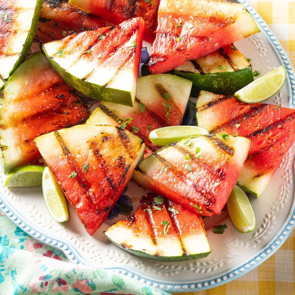 grilled watermelon for camping