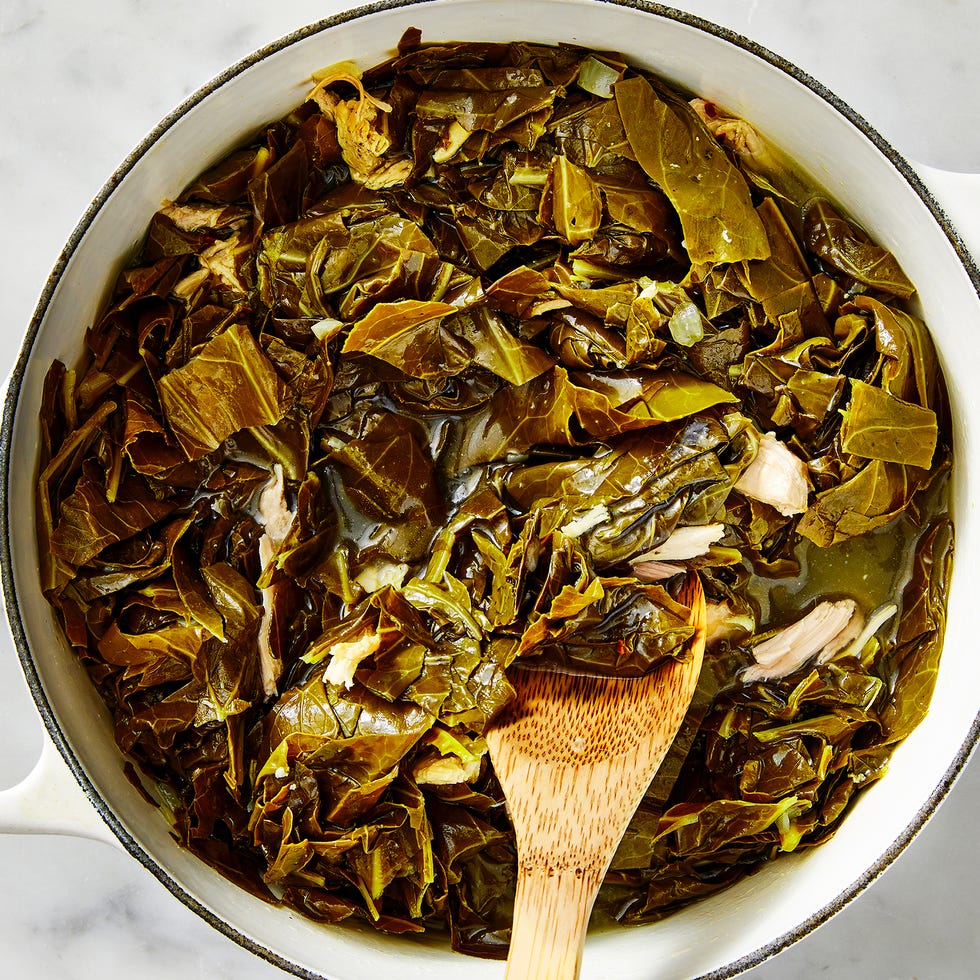 Collard Greens collard greens with smoked turkey