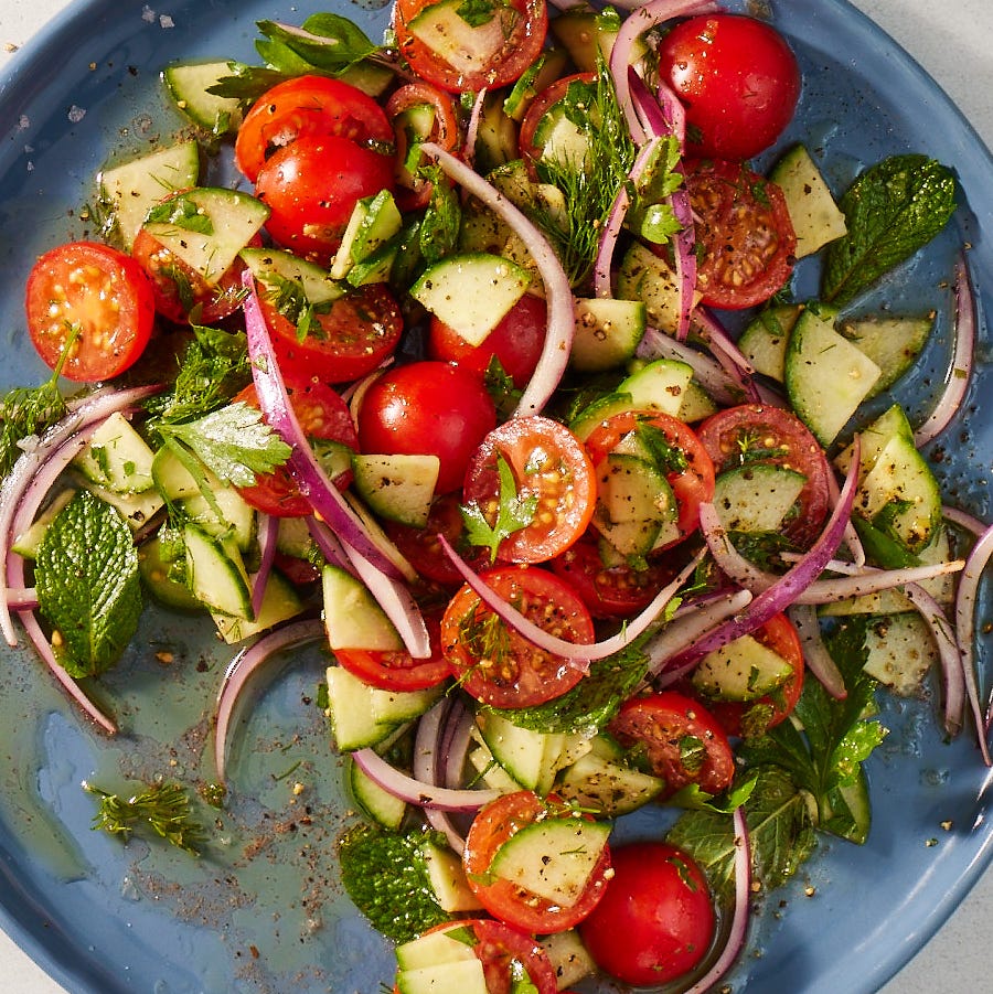 cucumber, onion, tomato salad cucumber, onion, tomato salad