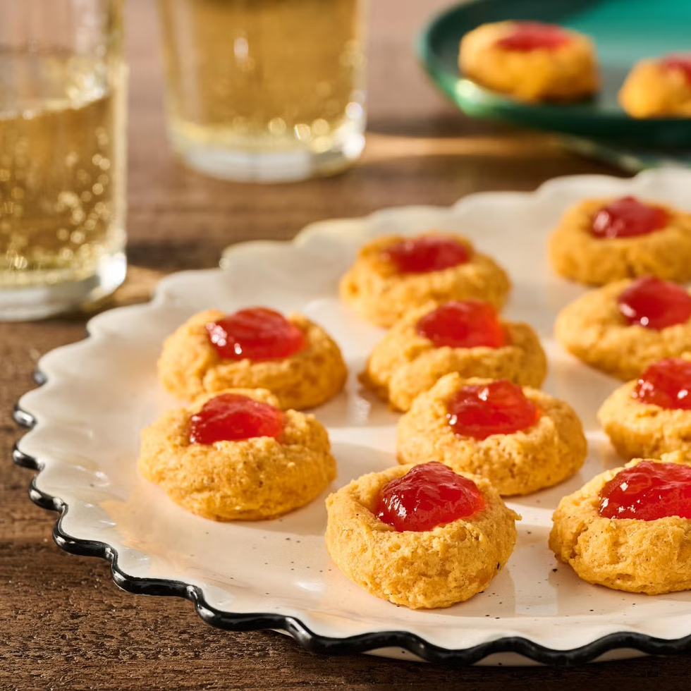 easy party food ideas easy party food ideas pimento cheese thumbprint crackers