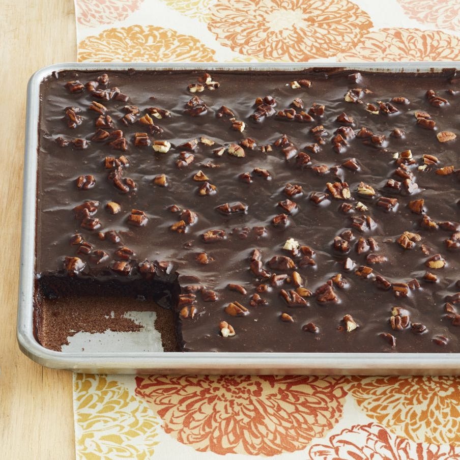 chocolate sheet cake fathers day dessert