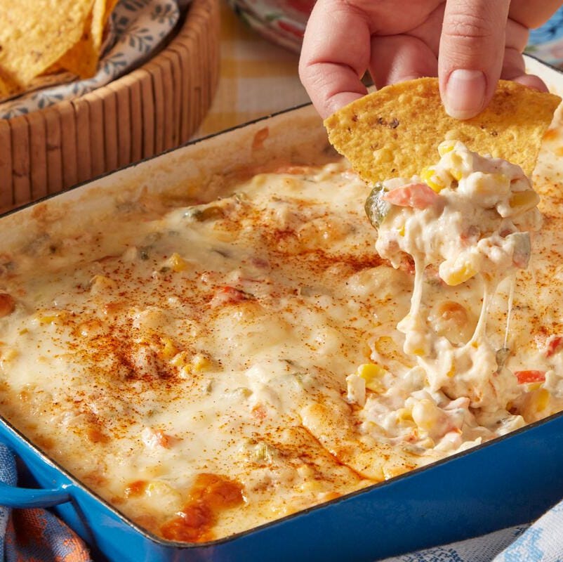 4th of july appetizers hot corn dip