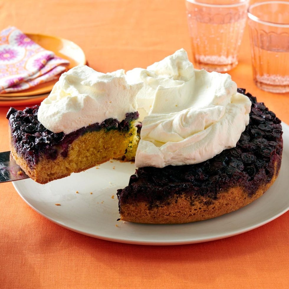 4th of july desserts blueberry upside down cake blueberry upside down cake