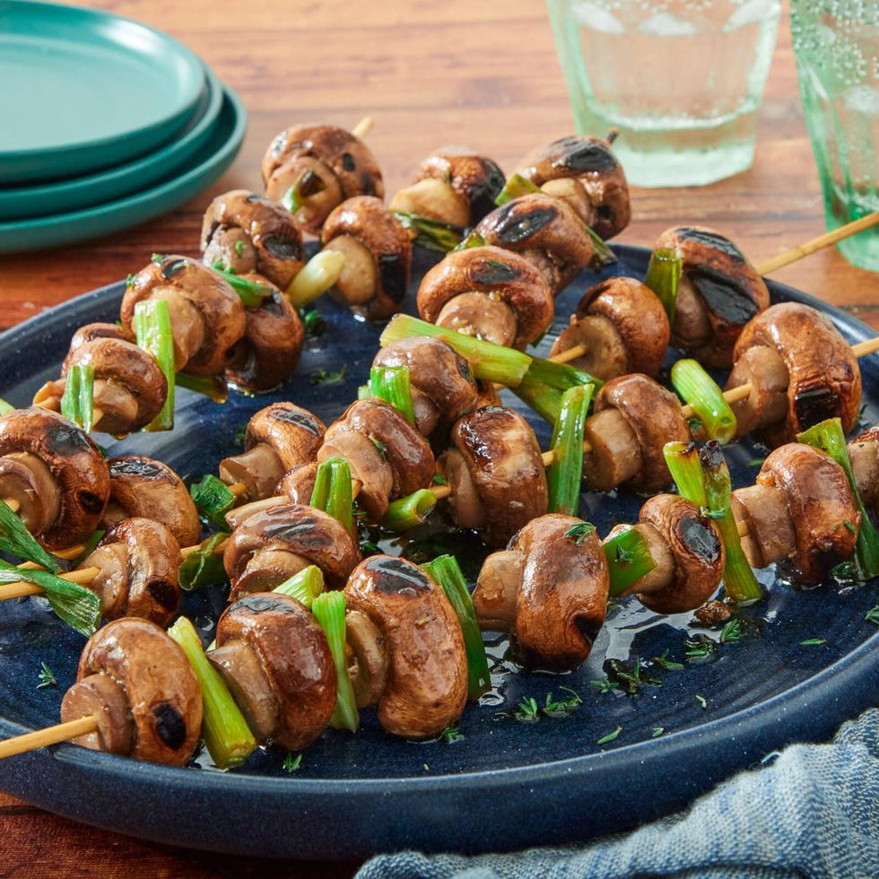 fourth of july side dishes grilled mushrooms grilled mushrooms