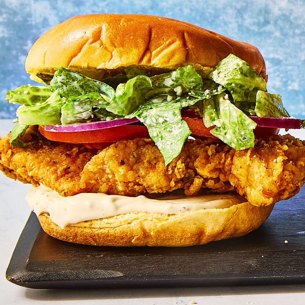 Fried Chicken Caesar Sandwich fried chicken caesar sandwich