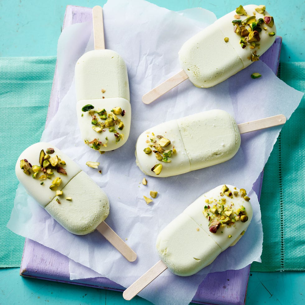 pistachio lollies