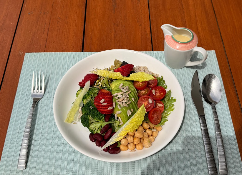 Helengeli fitness salad is a fresh and nutritious salad.(PC: Spice Restaurant, OBLU NATURE Helengeli by SENTIDO) Helengeli fitness salad is a fresh and nutritious salad.(PC: Spice Restaurant, OBLU NATURE Helengeli by SENTIDO)