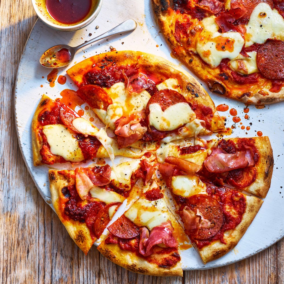 hot honey meat feast pizza