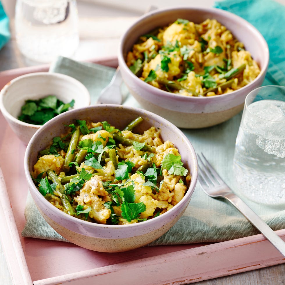 one pan chicken and curry rice