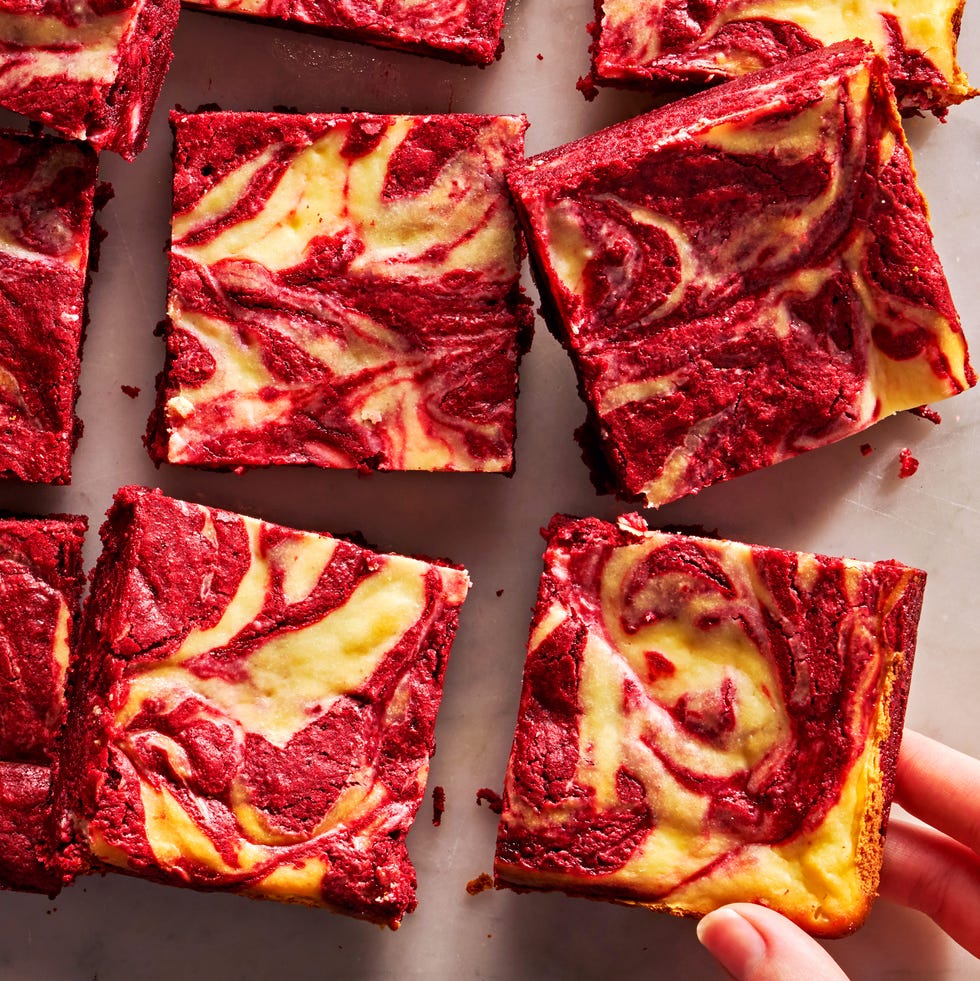 Red Velvet Cheesecake Brownies red velvet and cheesecake swirls in brownies