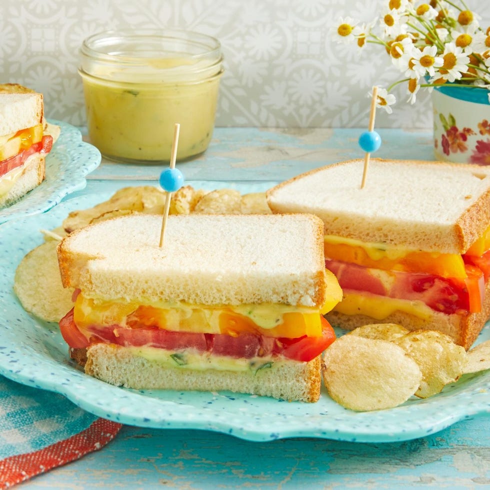 summer lunch ideas tomato sandwich tomato sandwich