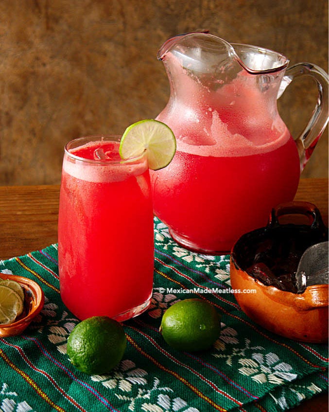 watermelon agua fresca drinks
