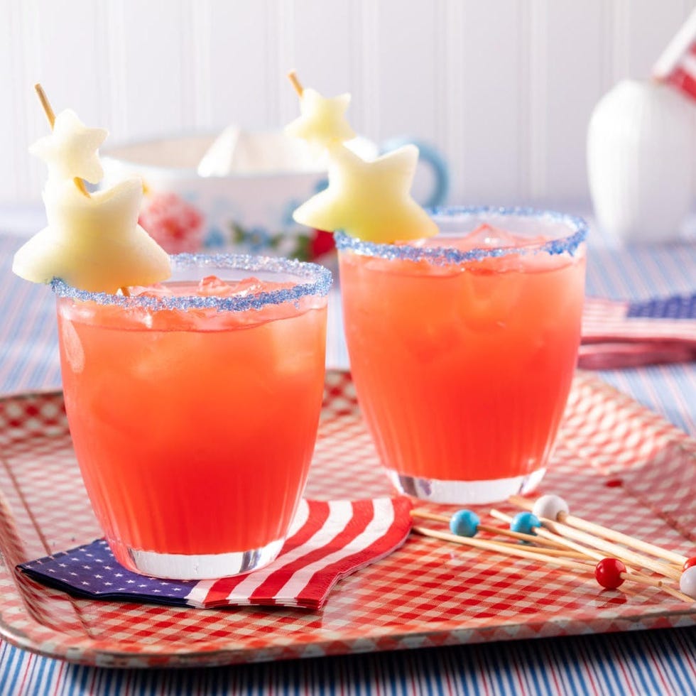 red white blue watermelon drinks