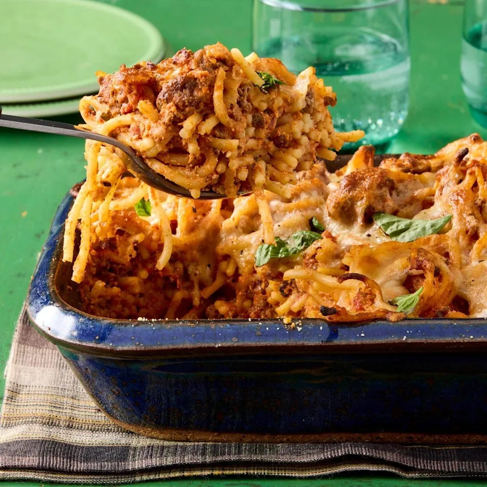 fall pasta baked spaghetti