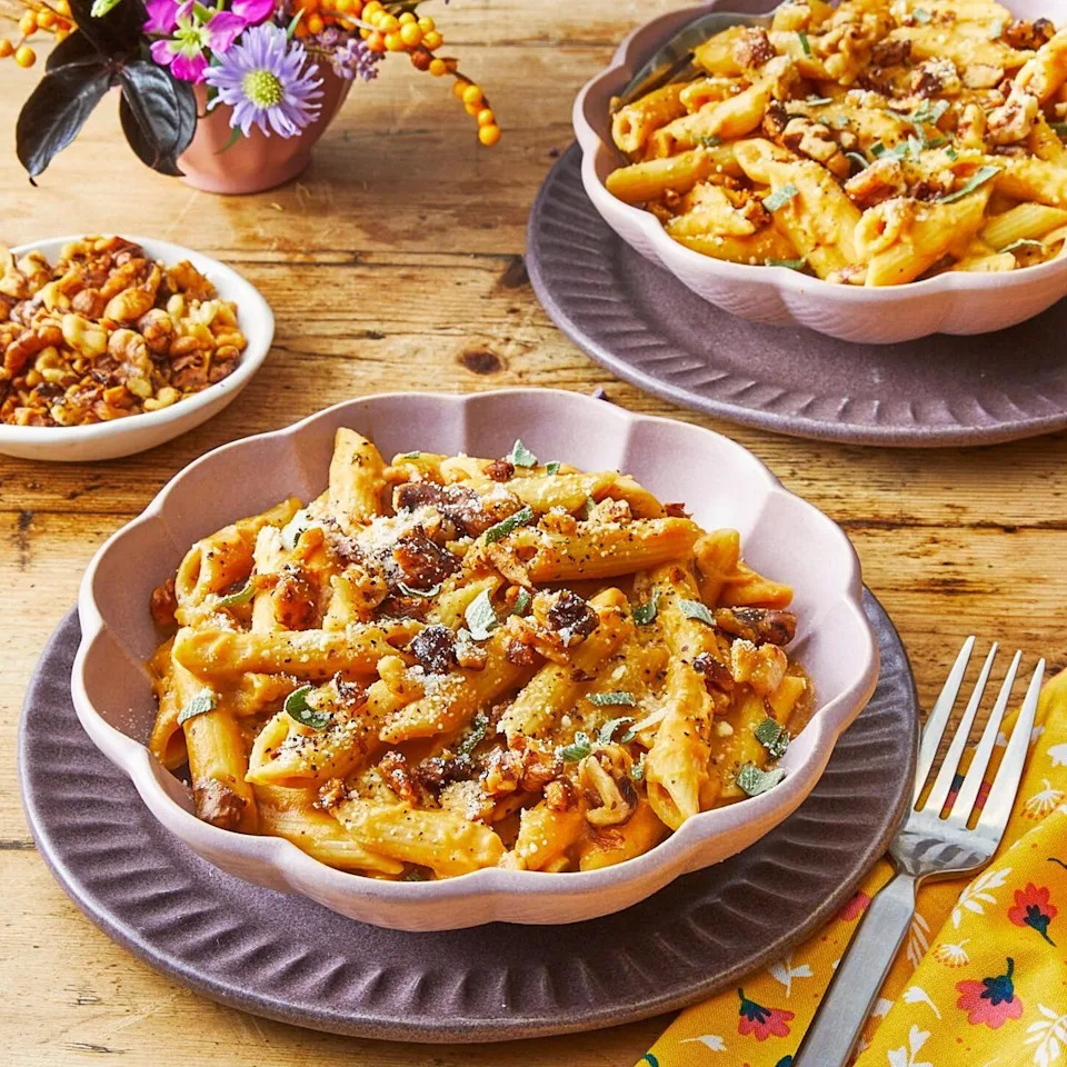fall pasta creamy butternut squash pasta
