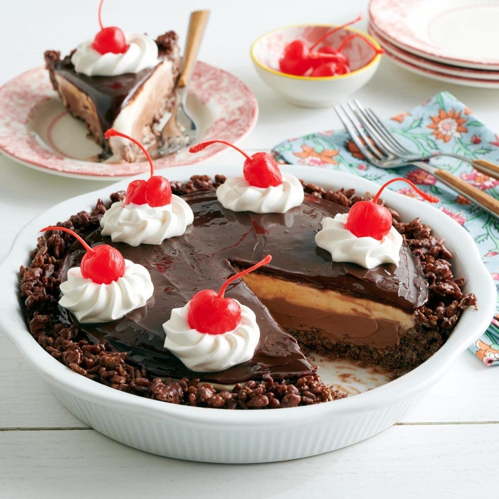 best pie recipes triple chocolate sundae