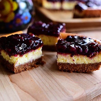 blackberry recipes blackberry cheesecake squares