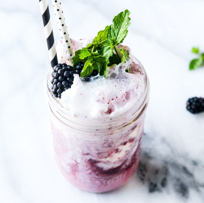 blackberry recipes blackberry soda float