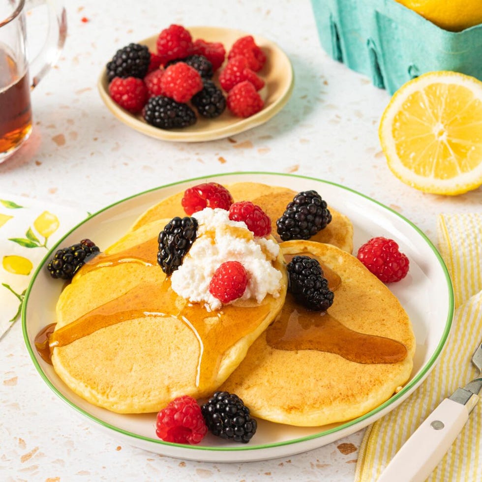 blackberry recipes lemon ricotta pancakes