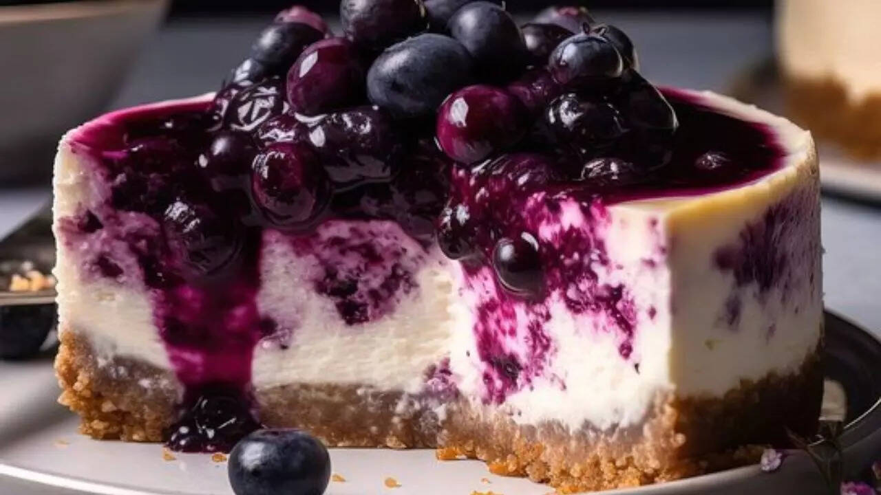 Blueberry cheesecake