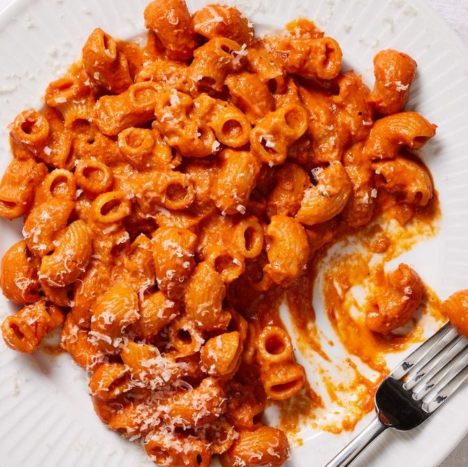 copycat carbone spicy rigatoni