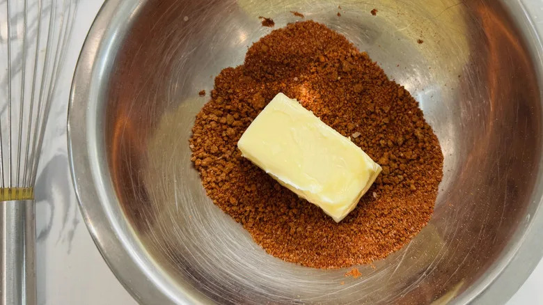 butter and spices in bowl