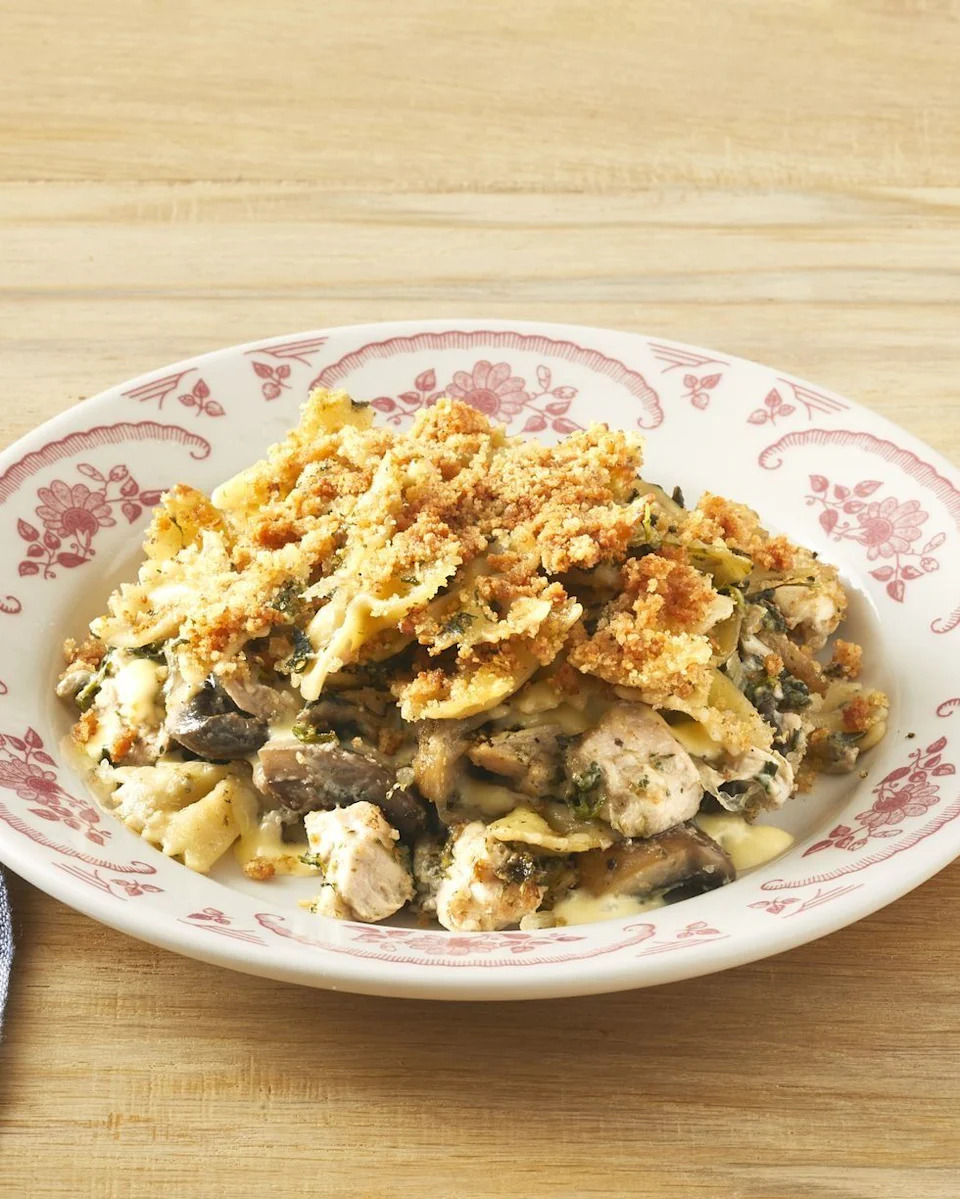 fall pasta turkey tetrazzini