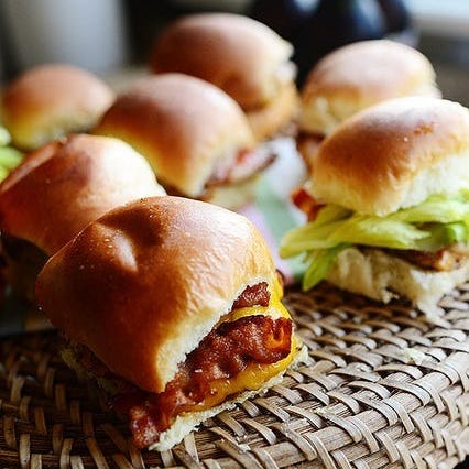 chicken bacon recipes sliders