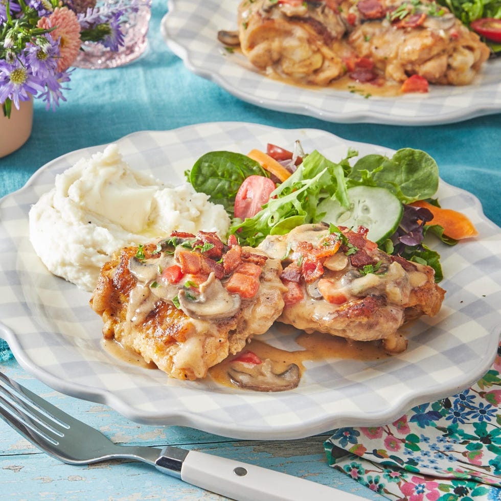 chicken bacon recipes smothered chicken