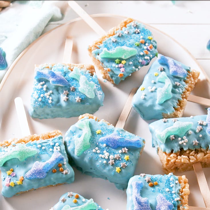 shark krispie treats  delishcom
