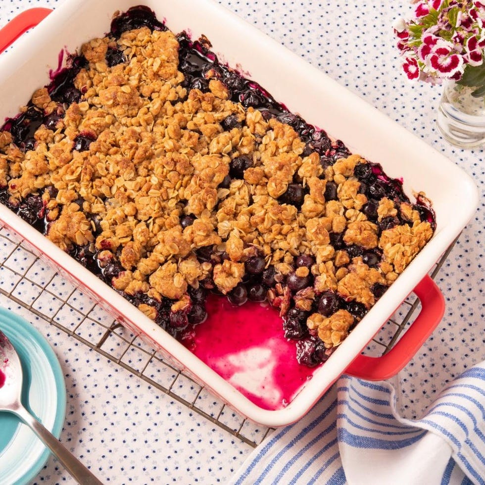 desserts made from frozen fruit blueberry crumble