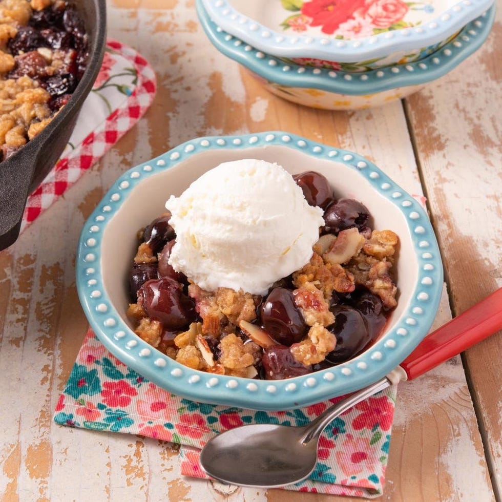 desserts made from frozen fruit cherry crisp