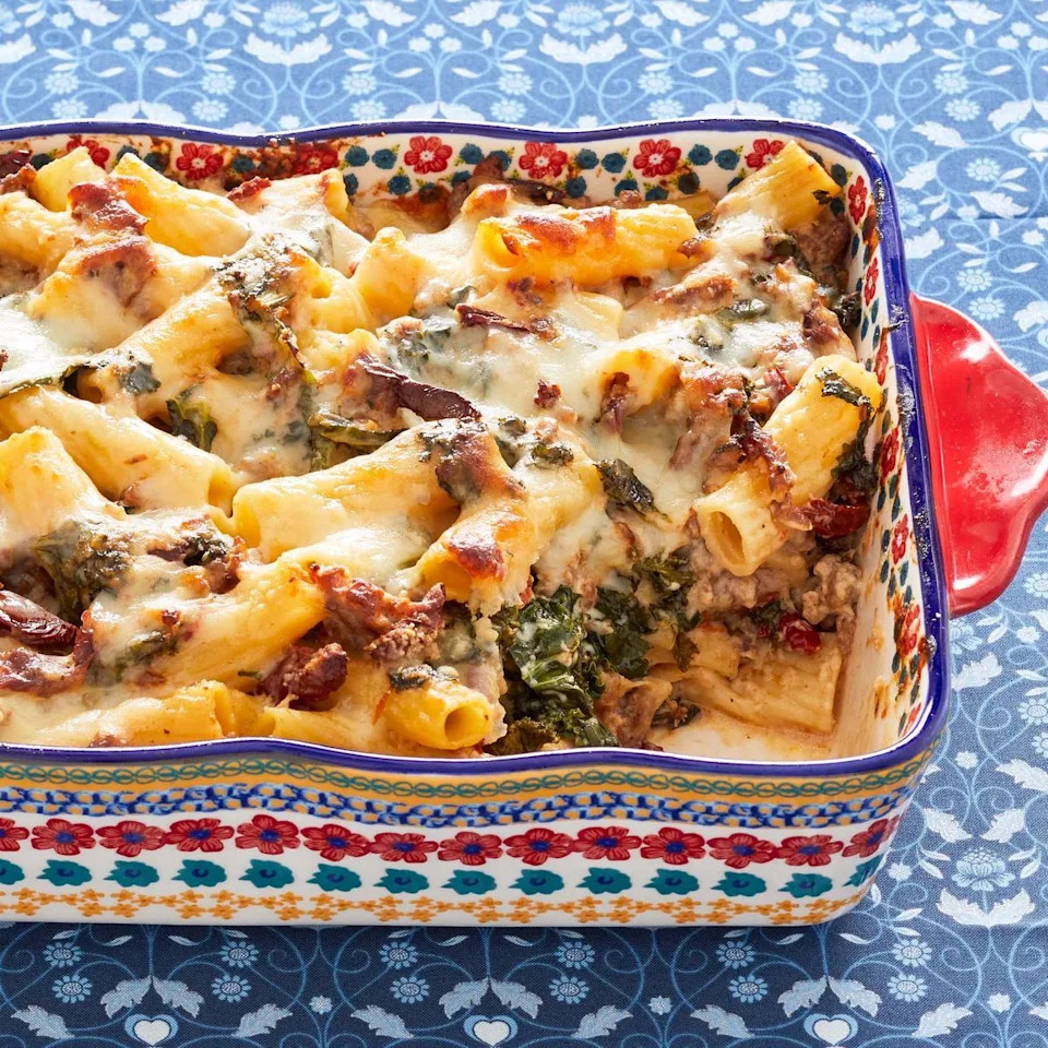 fall pasta baked with sausage