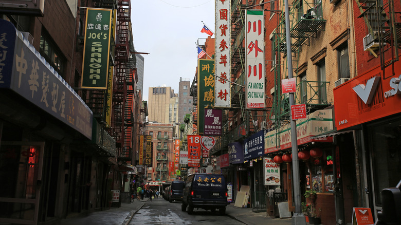 Street in New York City's Chinatown