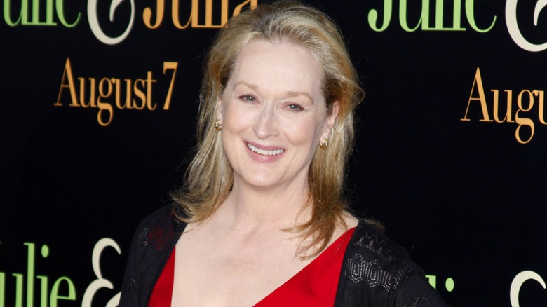 Streep smiling at 