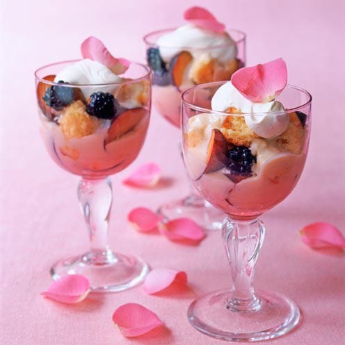 glass, food, stemware, ingredient, tableware, serveware, pink, cuisine, drinkware, dessert,