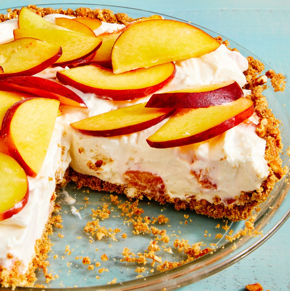 No-Bake Peaches & Cream Pie nobake peaches cream pie