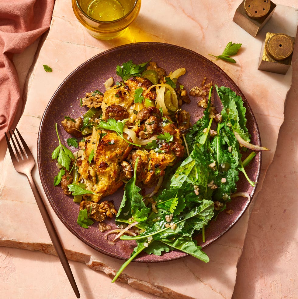 savory fall stuffing strata