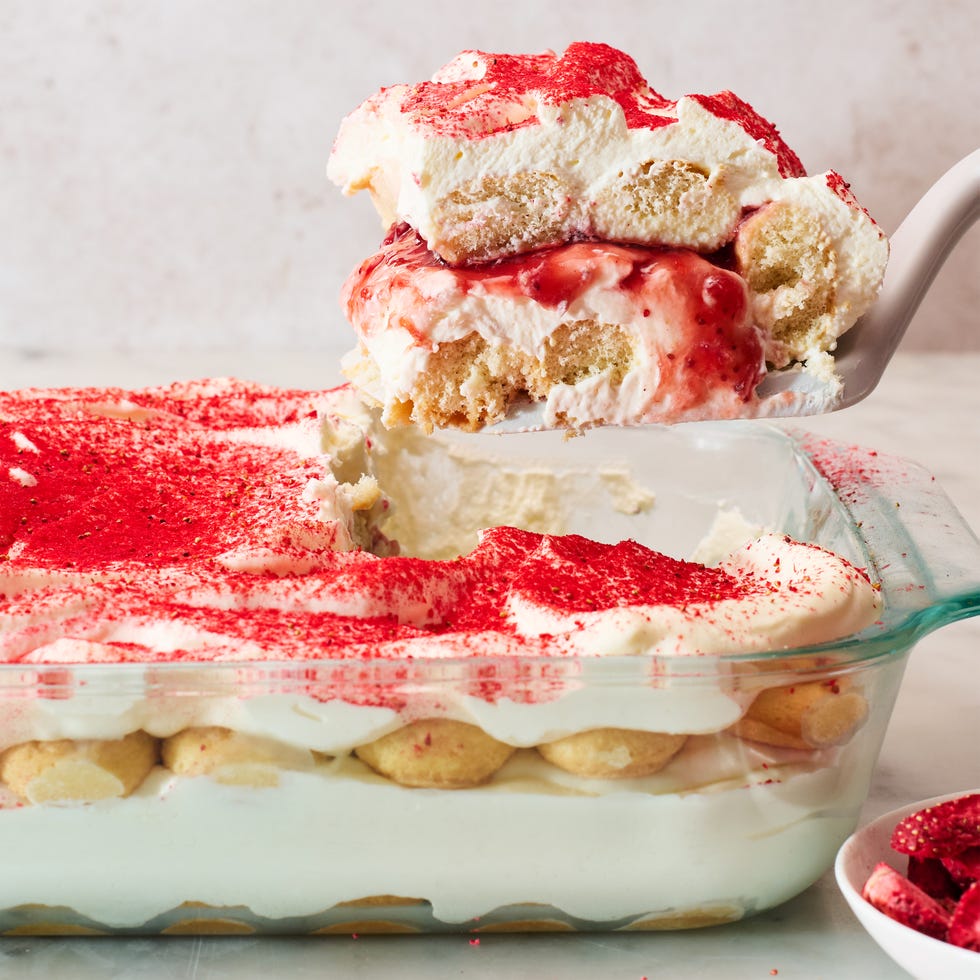 Strawberries & Cream Tiramisu strawberries cream tiramisu