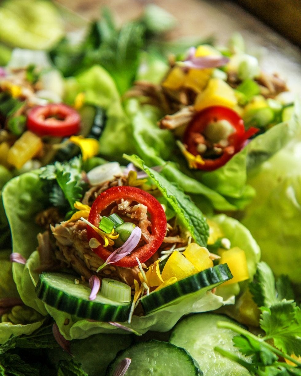 summer slow cooker recipes asian chicken lettuce cups